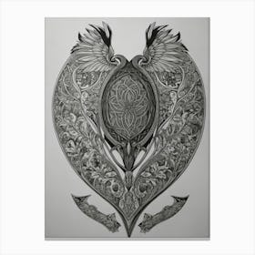 Heart Of A Dragon Canvas Print