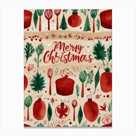 Christmas Card Canvas Print