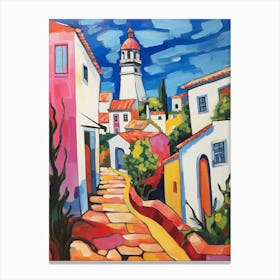 Faro Portugal 1 Fauvist Painting Canvas Print