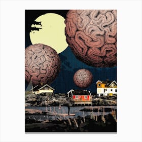 Brains In The Sky 1 Canvas Print
