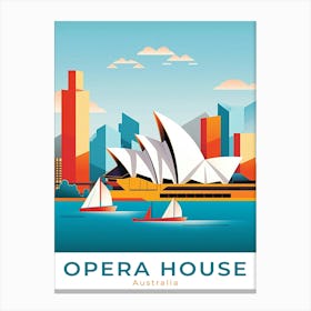 Australia Opera House Travel Canvas Print