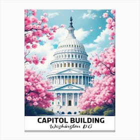 Capitol Building Canvas Print