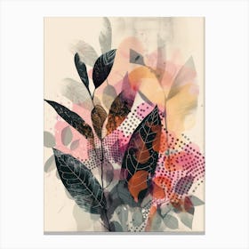 Abstract Leaves 4 Canvas Print