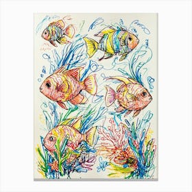 Tropical Fishes Canvas Print