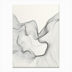 Abstract Line Drawing 4 Canvas Print