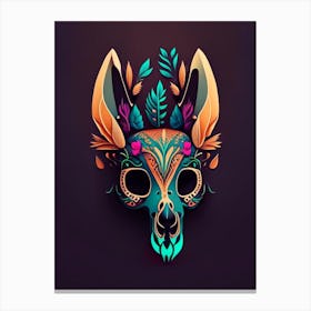 Animal Skull 5 Mexican Canvas Print