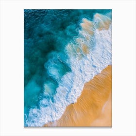 Aerial View Of The Beach 20 Canvas Print