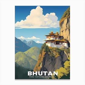 Bhutan Travel Canvas Print