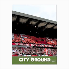 City Ground, Nottingham Forrest, Stadium, Football, Art, Soccer, Wall Print, Art Print Canvas Print