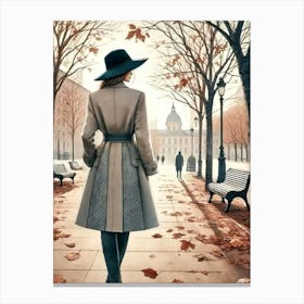 Autumn Walk Canvas Print