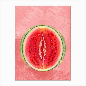 Watermelon Love Canvas Print