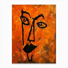 Face Of A Man 21 Canvas Print