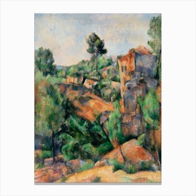 Bibémus Quarry, Paul Cézanne Canvas Print