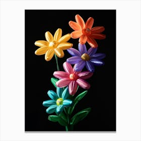 Bright Inflatable Flowers Edelweiss 1 Canvas Print