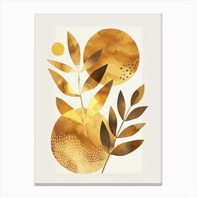 Golden Leaves 33 Canvas Print