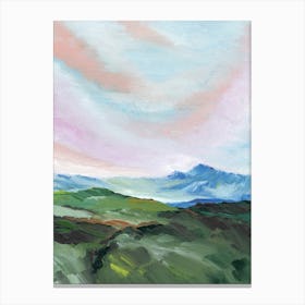 Swiss Mountain Canvas Print