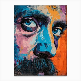 Face Of A Man 1 Canvas Print