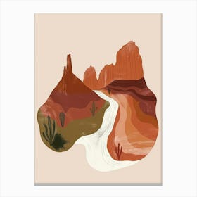 River In The Desert 5 Canvas Print