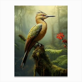 Tropical Bliss: Sunbittern Wall Decor Canvas Print