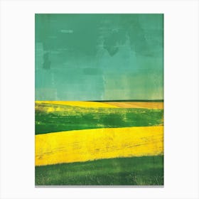 Yellow Field Canvas Print Canvas Print