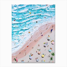 Day At The Beach 1 Canvas Print