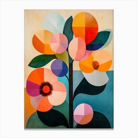 Abstract Flower Painting Canvas Print