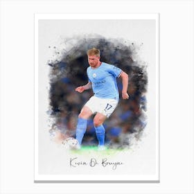 Kevin De Bruyne Manchester City 2 Canvas Print