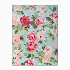 Pink Roses 4 Canvas Print