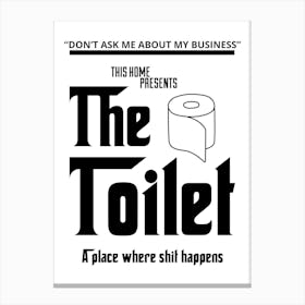 Toilet 1 Canvas Print