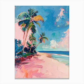 Pink Beach Canvas Print