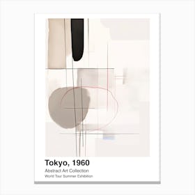 World Tour Exhibition, Abstract Art, Tokyo, 1960 10 Canvas Print