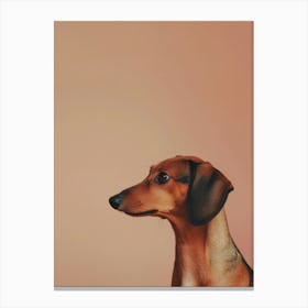 Dachshund Portrait.Generated AI. Art Print 1 Stampe su tela