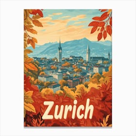 Aihrgdesign A Mid Century Modern Travel Poster For Zurich Sho Db534dfe 058a 4048 9d31 5d919e84b723 1 Canvas Print