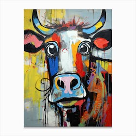 Cow Painting Canvas Print