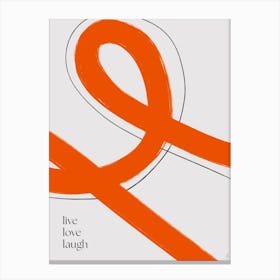 Live, Love, Laugh Canvas Print