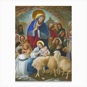 Nativity Scene 19 Canvas Print