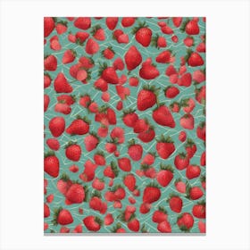 Strawberry Pattern 1 Canvas Print