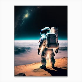 Astronaut In Space 8 Canvas Print