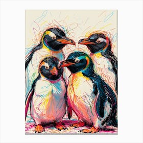 Penguins 7 Canvas Print