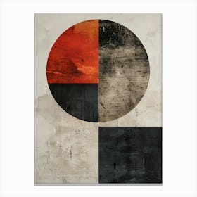 abstract minimal Circle Canvas Print