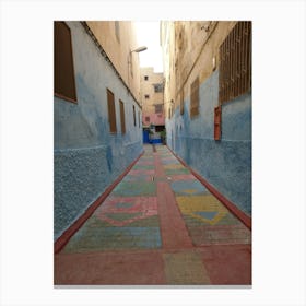 Narrow Alley In Morocco Canvas Print