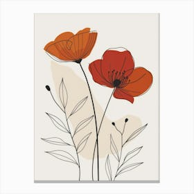 Poppies 75 Canvas Print