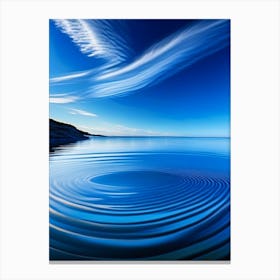 Ripples In Ocean Landscapes Waterscape Photography 2 Canvas Print