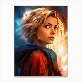 Grace Holloway Doctor Who Movie Painting Canvas Print