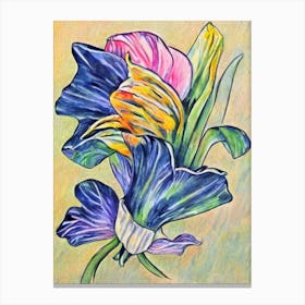 Endive 2 Fauvist vegetable Canvas Print