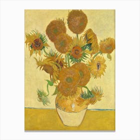Sunflowers (1888), Vincent Van Gogh Canvas Print