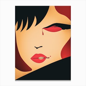 Artistic Woman Canvas Print