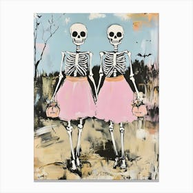 Pink Haloween 23 Canvas Print