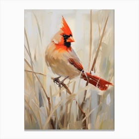 Bird Painting Cardinal 1 Canvas Print
