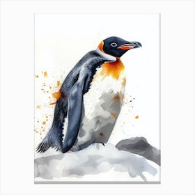 Humboldt Penguin Petermann Island Watercolour Painting Paint F18fd96f 9327 43b5 A87d Fe01524abddc 1 Canvas Print